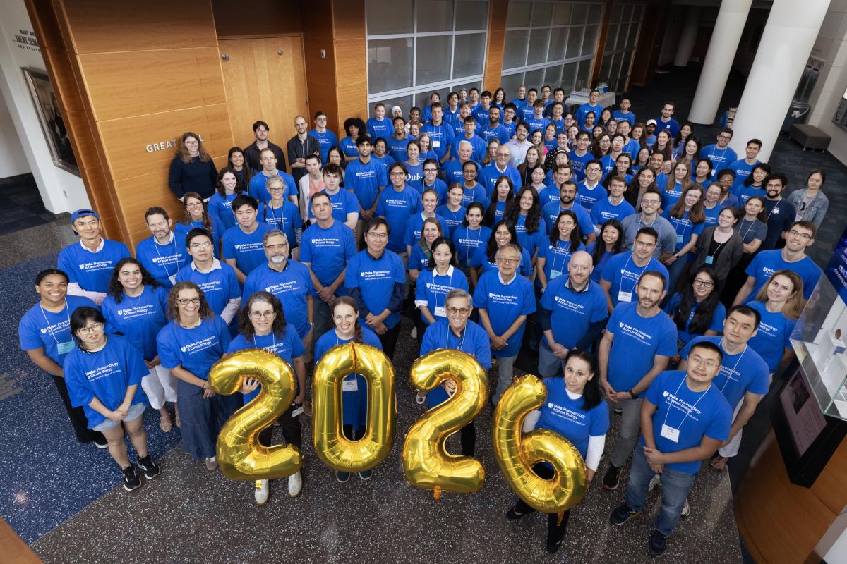 Attendees at the 2026 Department of Pharmacology and Cancer Biology retreat. 