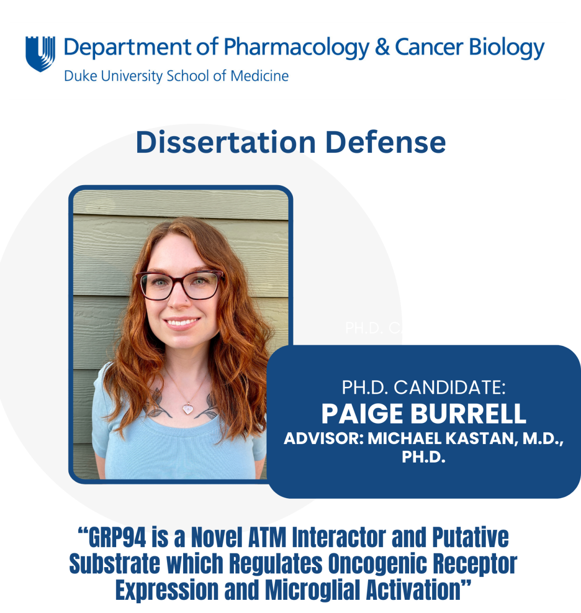 Burrell,P - Defense Announcement