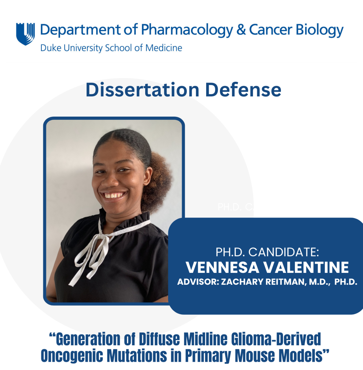 Valentine,V - Defense Announcement