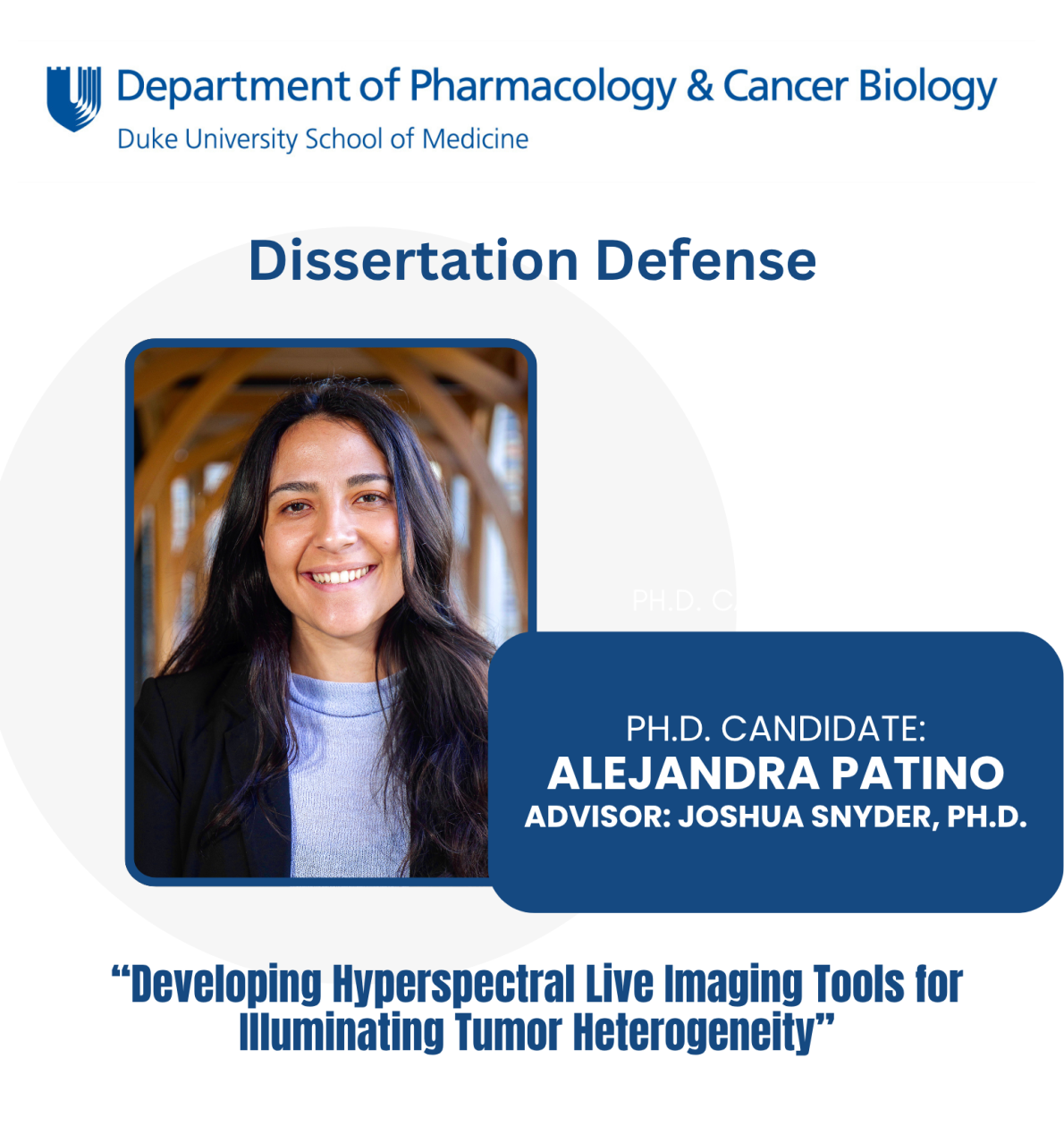 Patino, A - Defense Annoucement