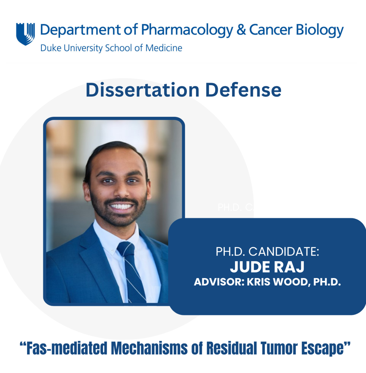 Raj, J - Defense Announcement