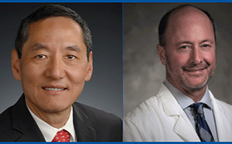 Dr. Jiaoti Huang (left) and Dr. Andrew Armstrong (right)