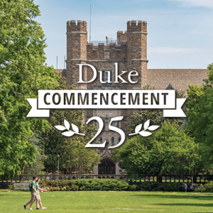 Duke Commencement 2025 banner